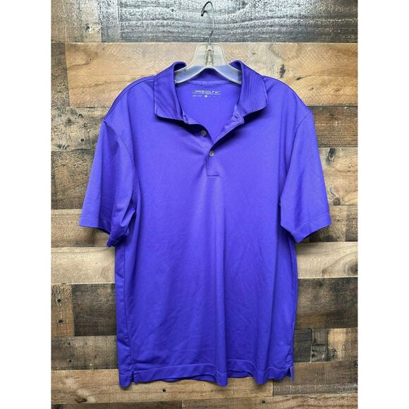 Nike Golf Dri-Fit Men's Polo‎ Size Medium - Picture 1 of 4